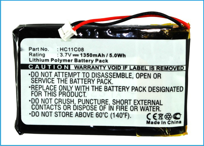Synergy Digital Battery Compatible With Celestron HC11C08 GPS Battery - (Li-Pol, 3.7V, 1350 mAh)