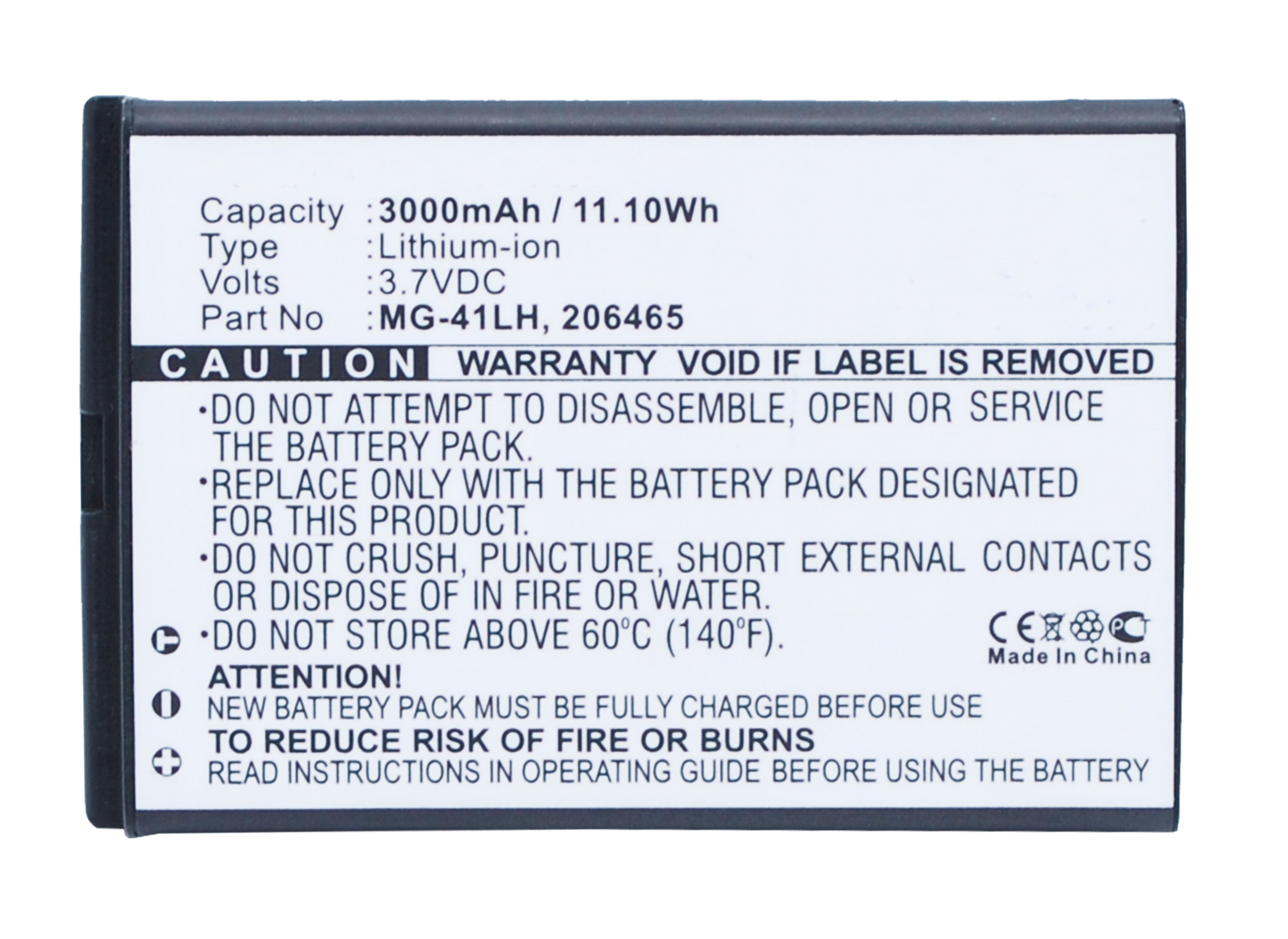 Synergy Digital Battery Compatible With CHC 206465 GPS Battery - (Li-Ion, 3.7V, 3000 mAh)