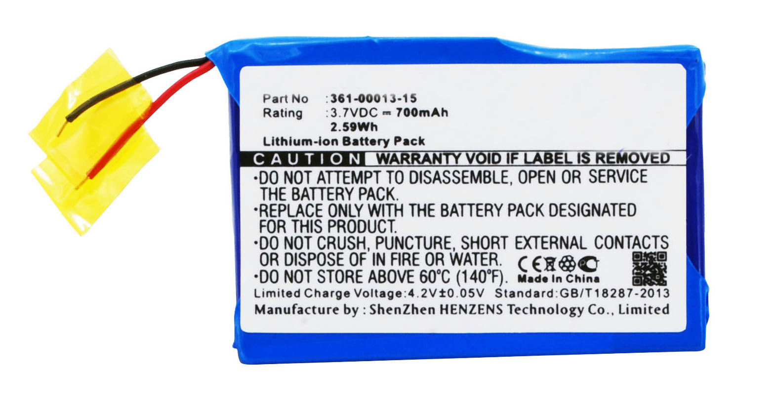 Synergy Digital Battery Compatible With Garmin 361-00013-15 GPS Battery - (Li-Ion, 3.7V, 700 mAh)