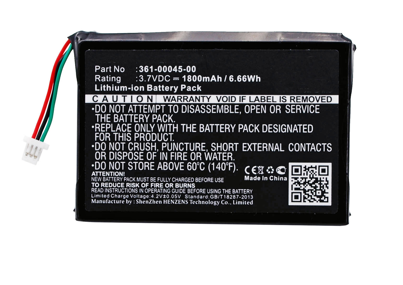Synergy Digital GPS Battery, Compatible with Garmin 361-00045-00 GPS Battery (Li-ion, 3.7V, 1800mAh)