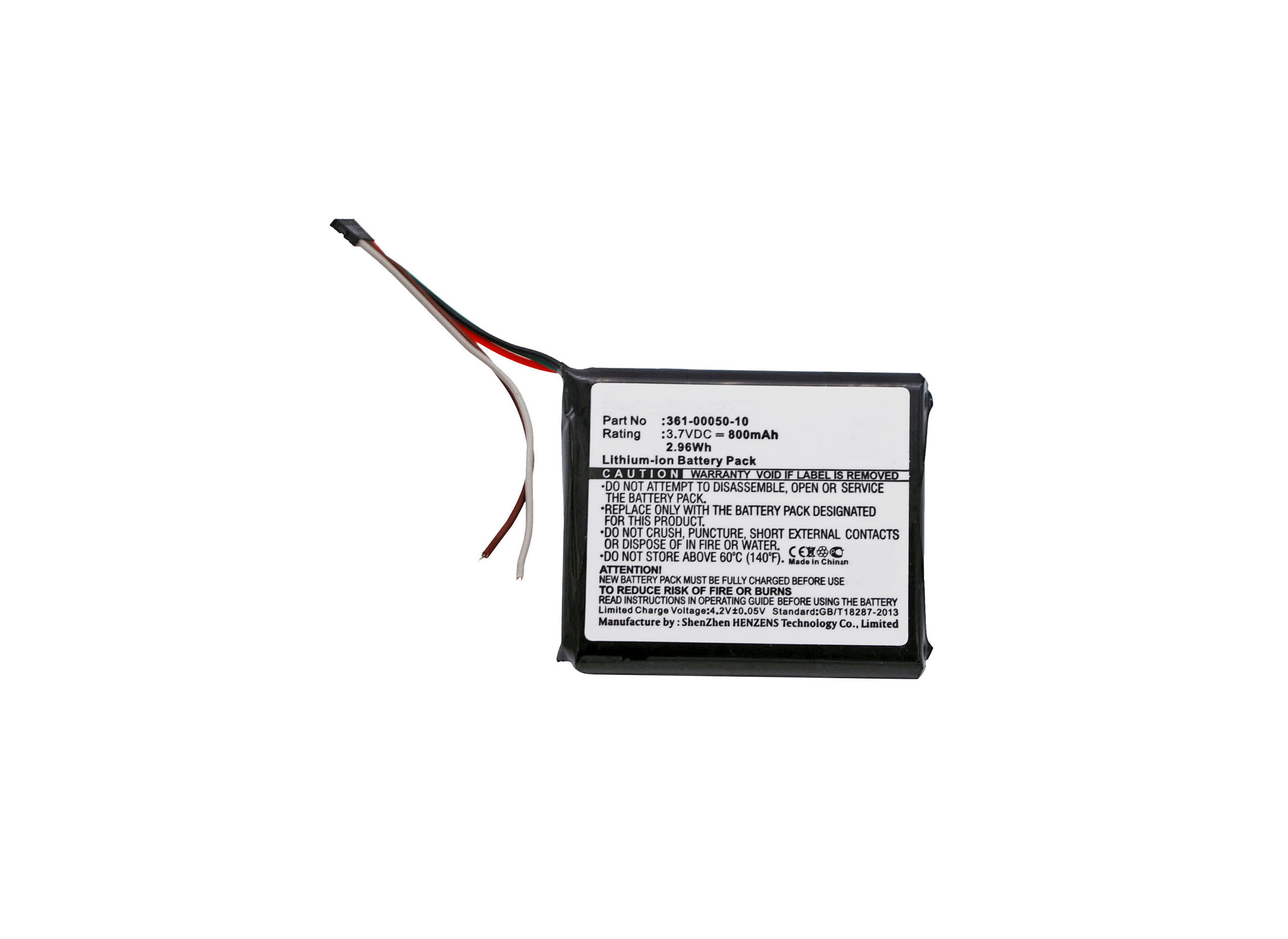 Synergy Digital GPS Battery, Compatible with Garmin 361-00050-03 GPS Battery (Li-ion, 3.7V, 800mAh)