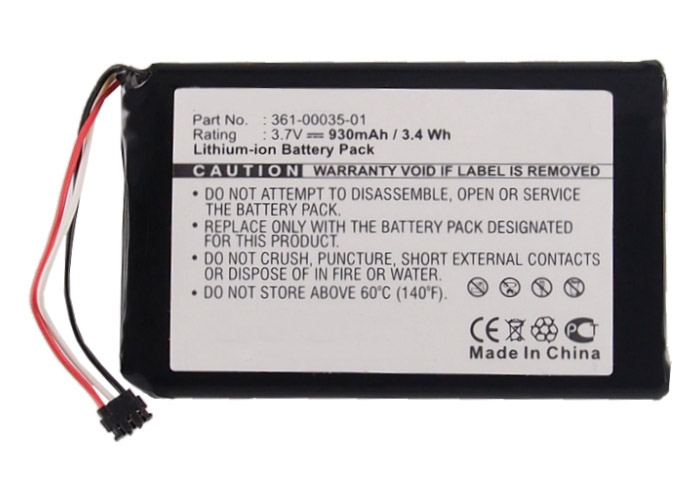 Synergy Digital Battery Compatible With Garmin 361-00035-01 GPS Battery - (Li-Ion, 3.7V, 930 mAh)