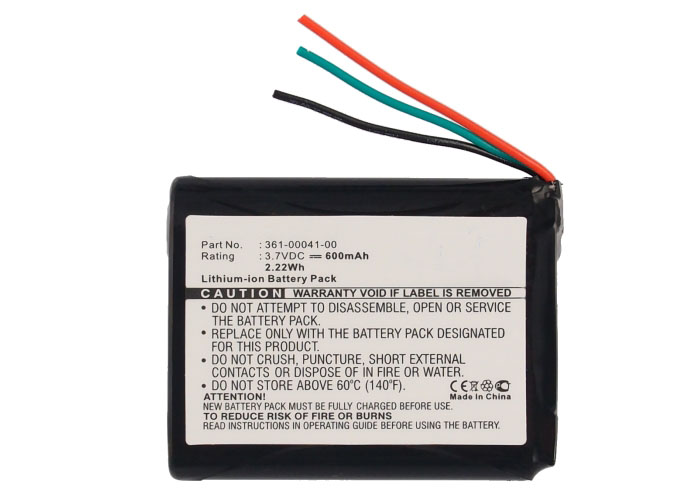 Synergy Digital Battery Compatible With Garmin 361-00041-00 GPS Battery - (Li-Ion, 3.7V, 600 mAh)