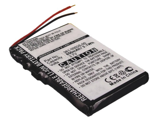 Synergy Digital Battery Compatible With Garmin 361-00025-00 GPS Battery - (Li-Ion, 3.7V, 850 mAh)
