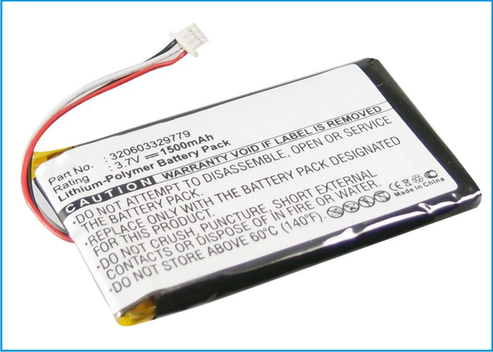 Synergy Digital Battery Compatible With Harmon Kardon 320603329779 GPS Battery - (Li-Pol, 3.7V, 1500 mAh)