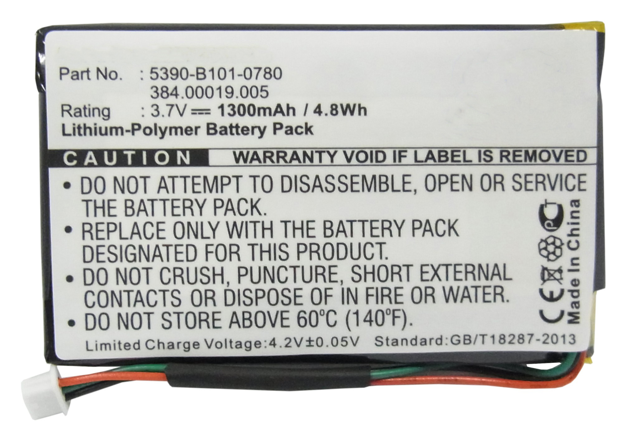 Synergy Digital Battery Compatible With Magellan 0829FL22538 GPS Battery - (Li-Pol, 3.7V, 1300 mAh)