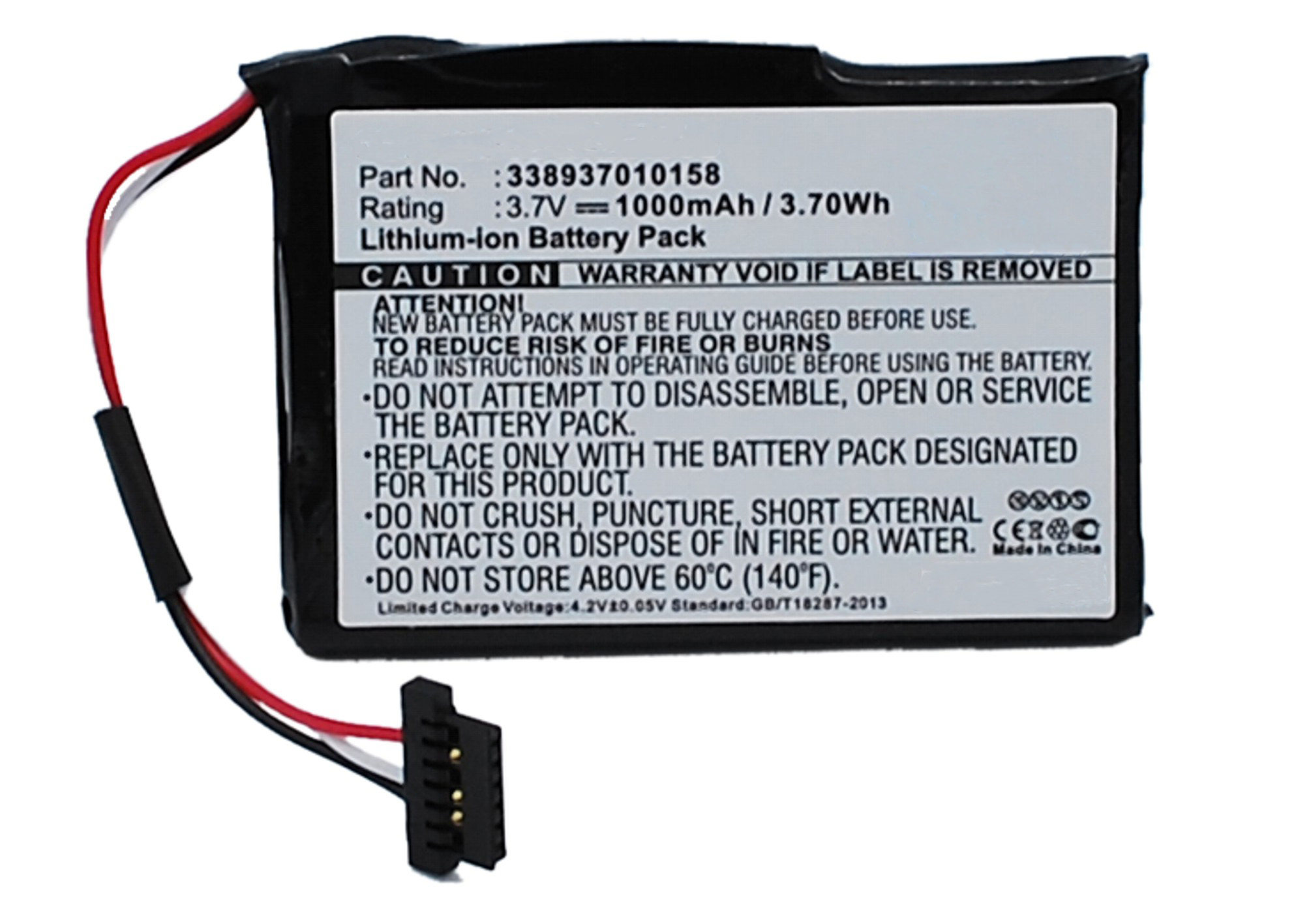 Synergy Digital GPS Battery, Compatible with Magellan 03B292FJ20301 GPS Battery (Li-ion, 3.7V, 1050mAh)