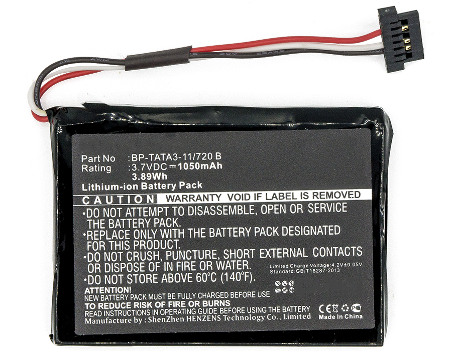 Synergy Digital GPS Battery, Compatible with Magellan BP-TATA3-11/720 B GPS Battery (Li-ion, 3.7V, 1050mAh)