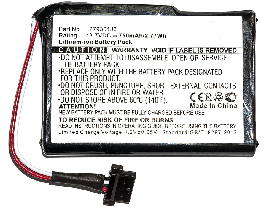 Synergy Digital GPS Battery, Compatible with Magellan 2793801J3 GPS Battery (Li-ion, 3.7V, 750mAh)