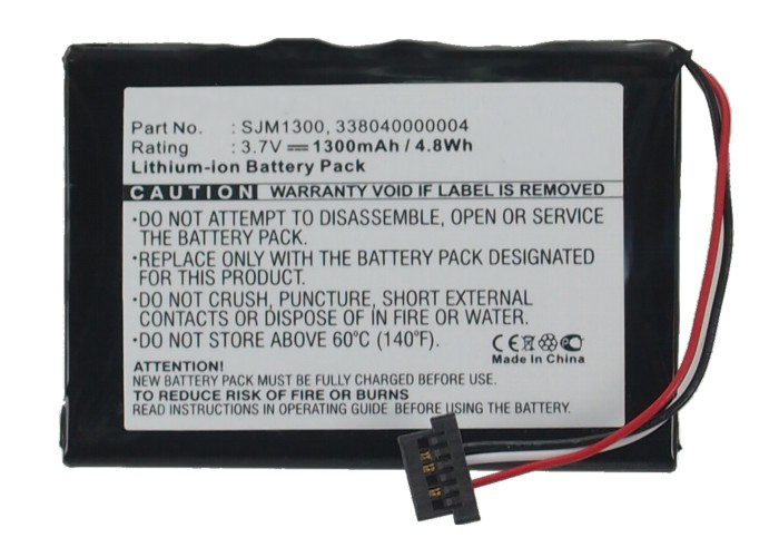 Synergy Digital GPS Battery, Compatible with Magellan 338040000004 GPS Battery (Li-ion, 3.7V, 1300mAh)