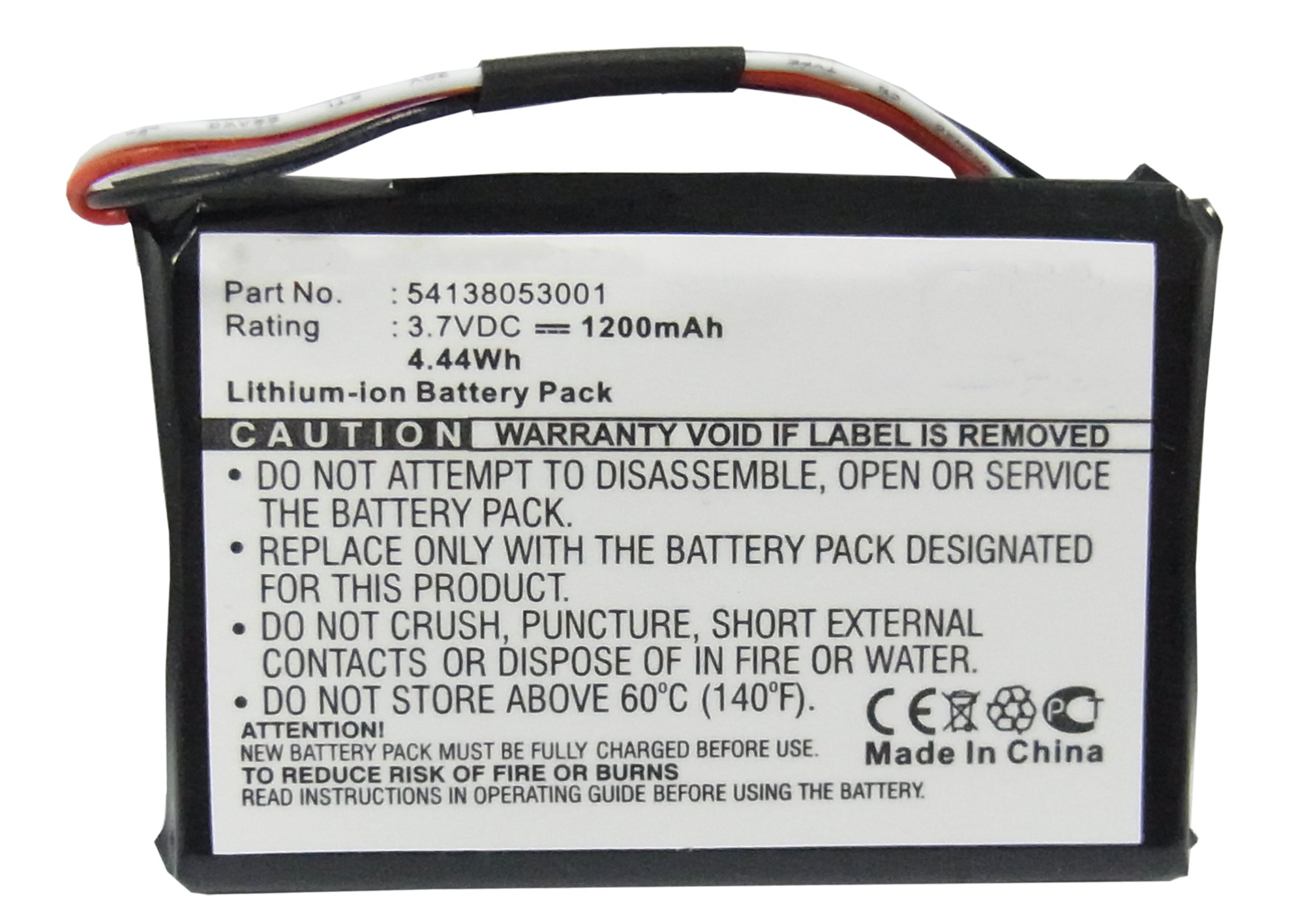 Synergy Digital Battery Compatible With Navigon 541380530001 GPS Battery - (Li-Ion, 3.7V, 1200 mAh)