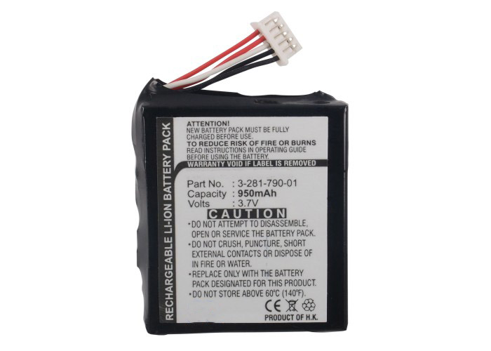 Synergy Digital Battery Compatible With Sony 3-281-790-01 GPS Battery - (Li-Ion, 3.7V, 950 mAh)
