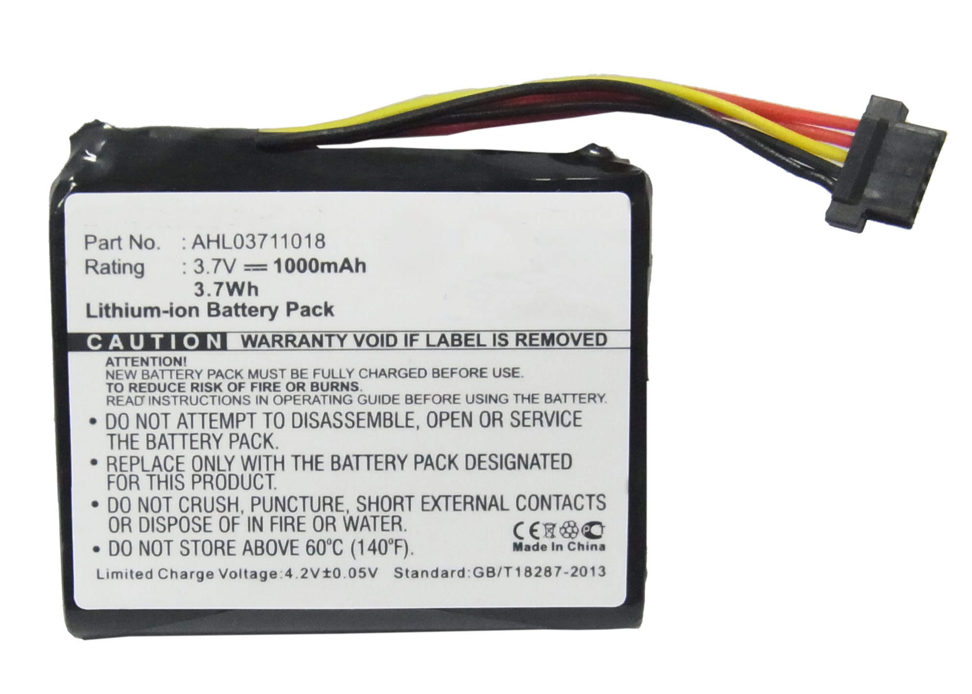 Synergy Digital GPS Battery, Compatible with TomTom AHL03713001 GPS Battery (Li-Pol, 3.7V, 1200mAh)