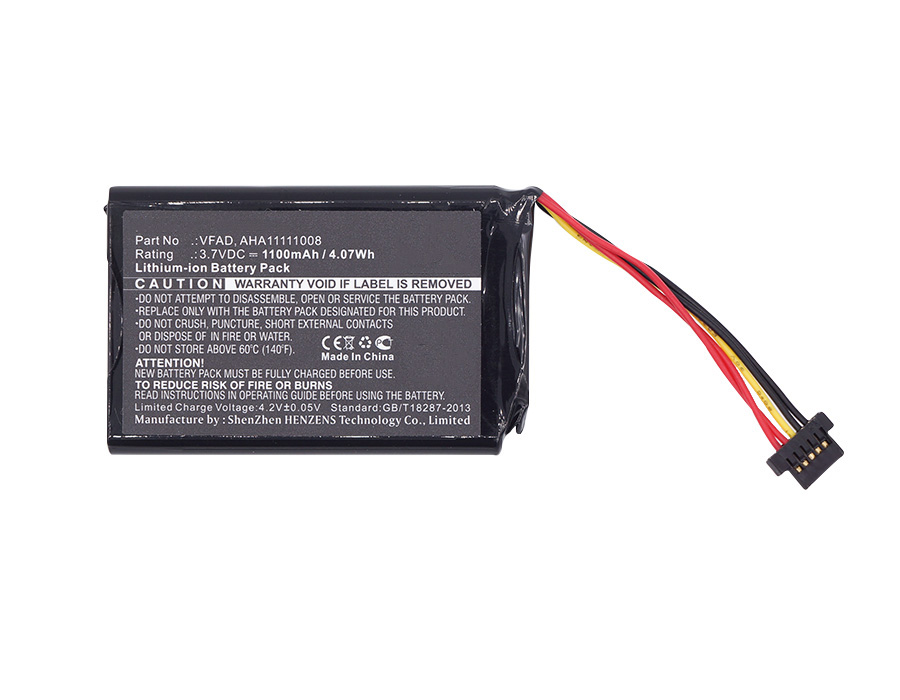 Synergy Digital GPS Battery, Compatible with TomTom AHA11111008 GPS Battery (Li-ion, 3.7V, 1100mAh)