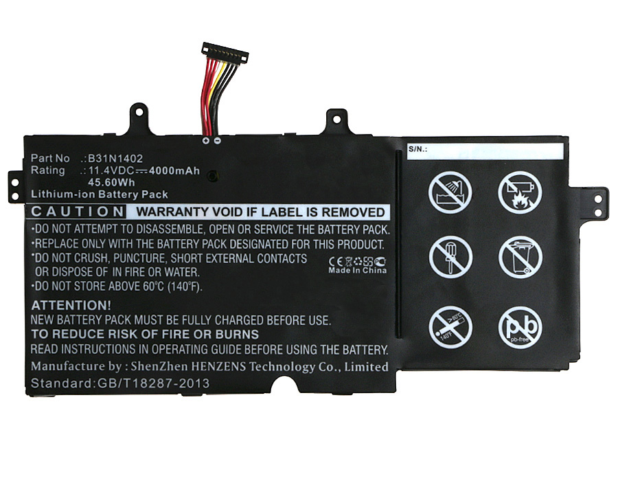 Synergy Digital Battery Compatible With Asus 0B200-01050000M Laptop Battery - (Li-Ion, 11.4V, 4000 mAh)