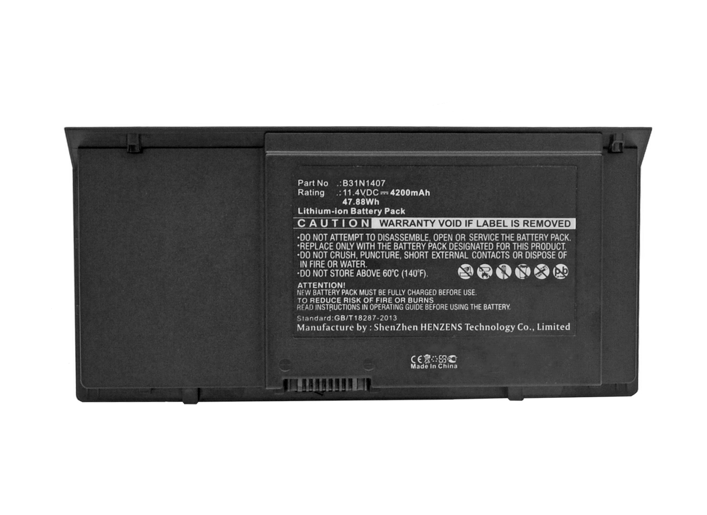 Synergy Digital Battery Compatible With Asus 0B200-01120000 Laptop Battery - (Li-Ion, 11.4V, 4200 mAh)
