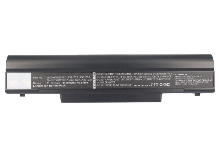 Synergy Digital Battery Compatible With Asus 15G10N365100 Laptop Battery - (Li-Ion, 11.1V, 4400 mAh)