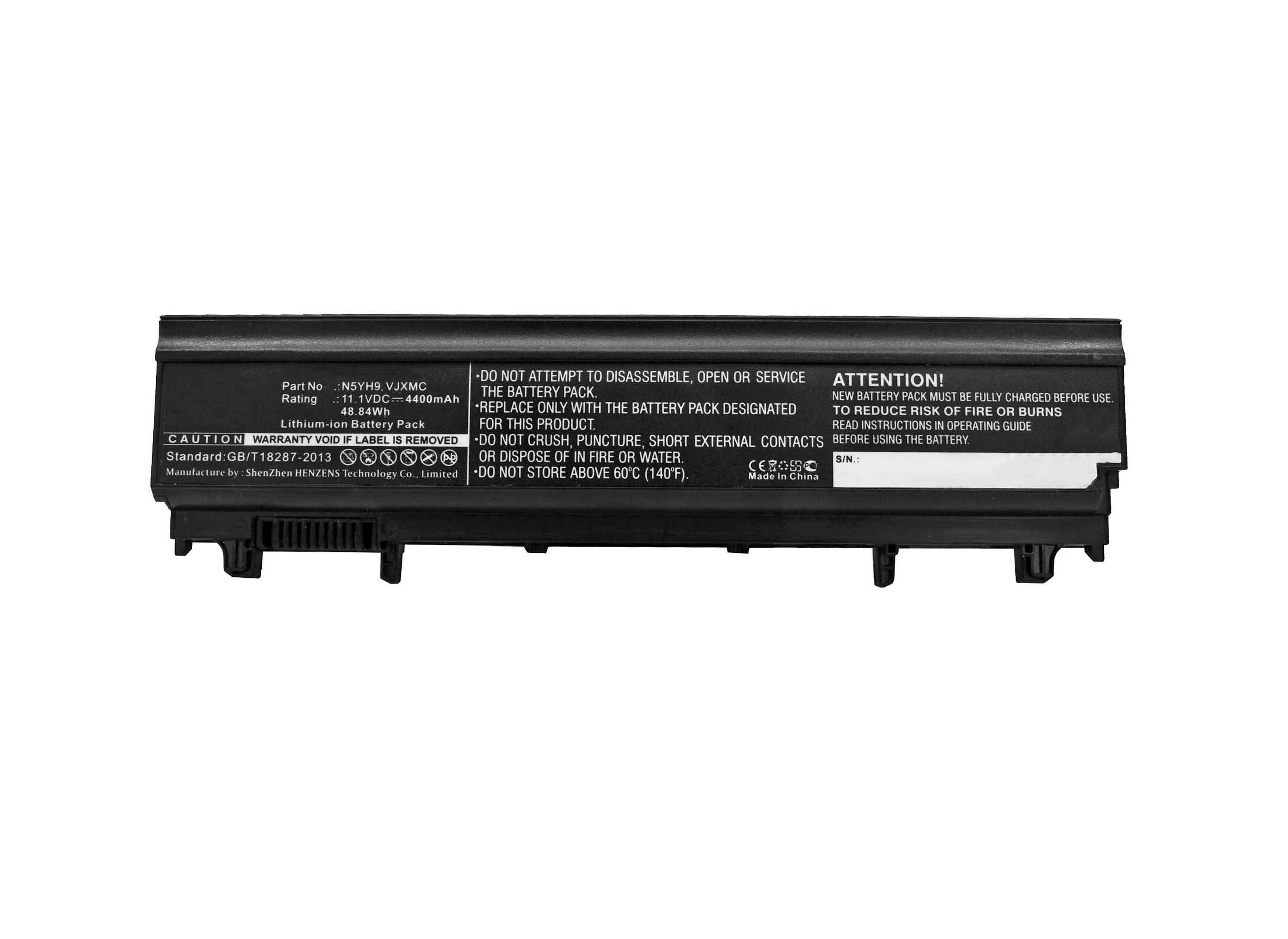 Synergy Digital Battery Compatible With DELL 0K8HC Laptop Battery - (Li-Ion, 11.1V, 4400 mAh)