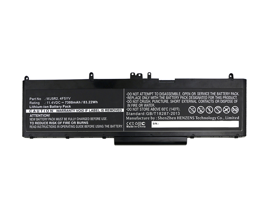 Synergy Digital Battery Compatible With DELL 4F5YV Laptop Battery - (Li-Ion, 11.4V, 7300 mAh)
