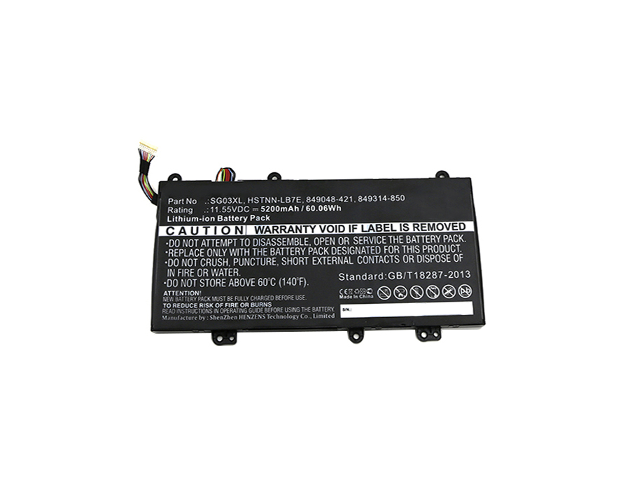 Synergy Digital Battery Compatible With HP 849048-421 Laptop Battery - (Li-Ion, 11.55V, 5200 mAh)