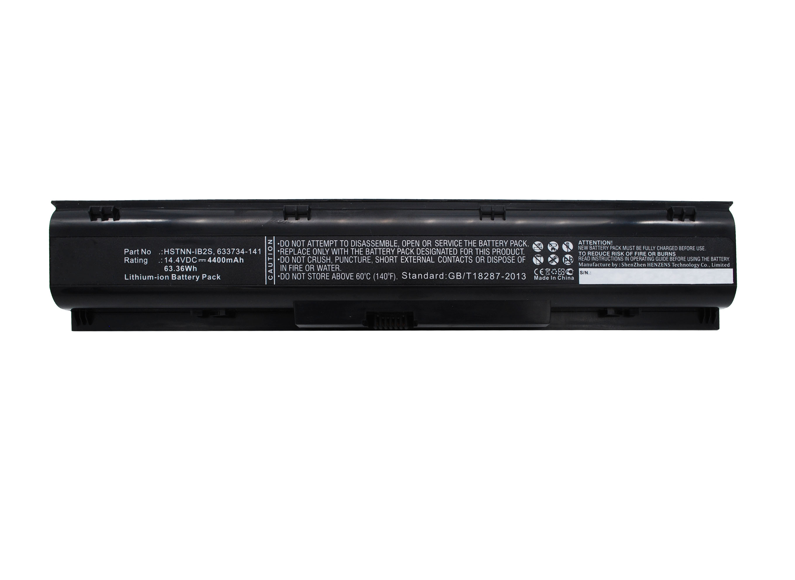 Synergy Digital Battery Compatible With HP 633734-141 Laptop Battery - (Li-Ion, 14.4V, 4400 mAh)