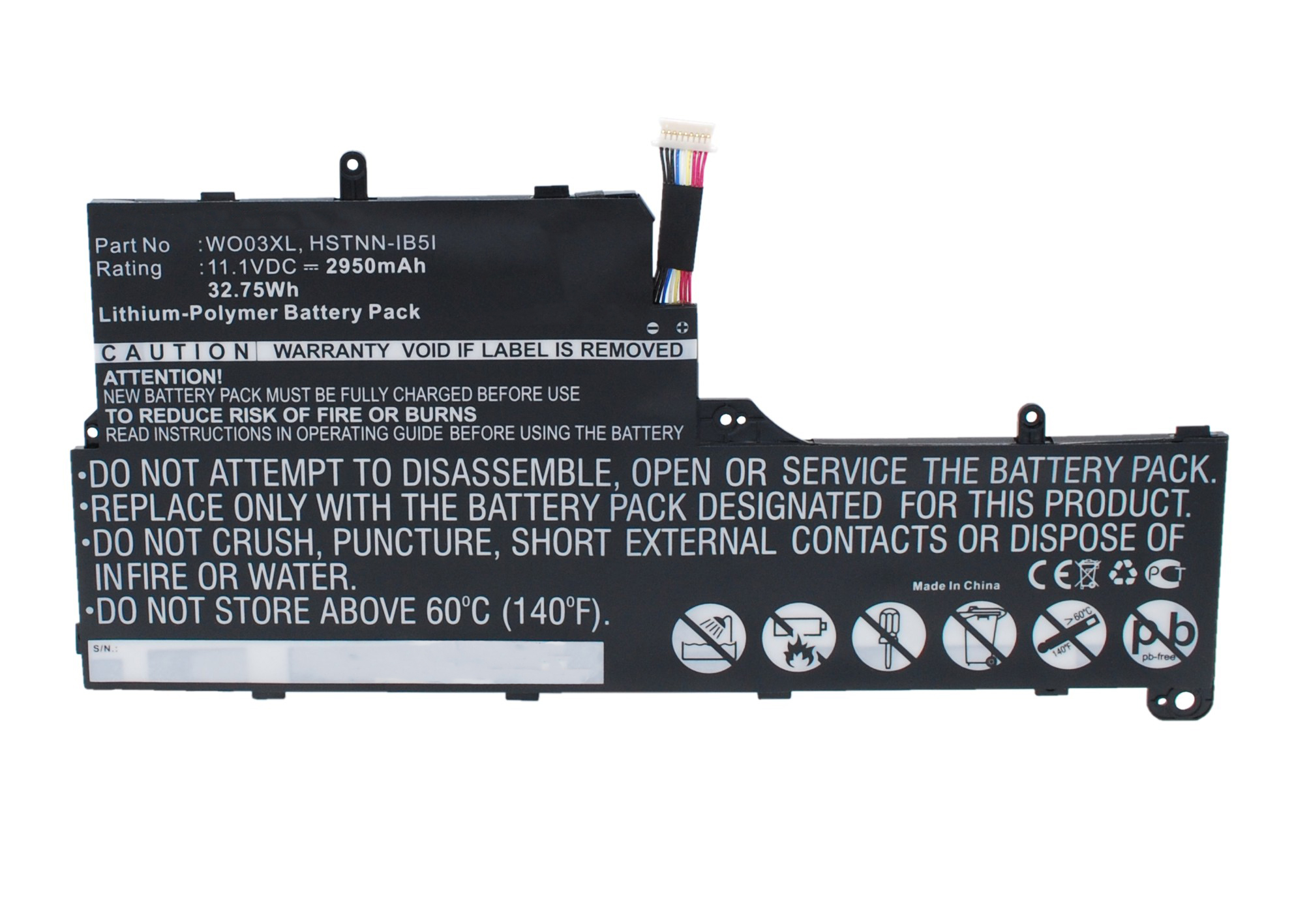 Synergy Digital Battery Compatible With HP 725496-1B1 Laptop Battery - (Li-Pol, 11.1V, 2950 mAh)