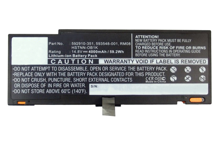Synergy Digital Battery Compatible With HP 592910-351 Laptop Battery - (Li-Ion, 14.8V, 4000 mAh)