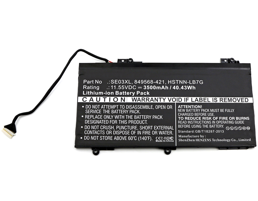 Synergy Digital Battery Compatible With HP 849568-421 Laptop Battery - (Li-Ion, 11.55V, 3500 mAh)