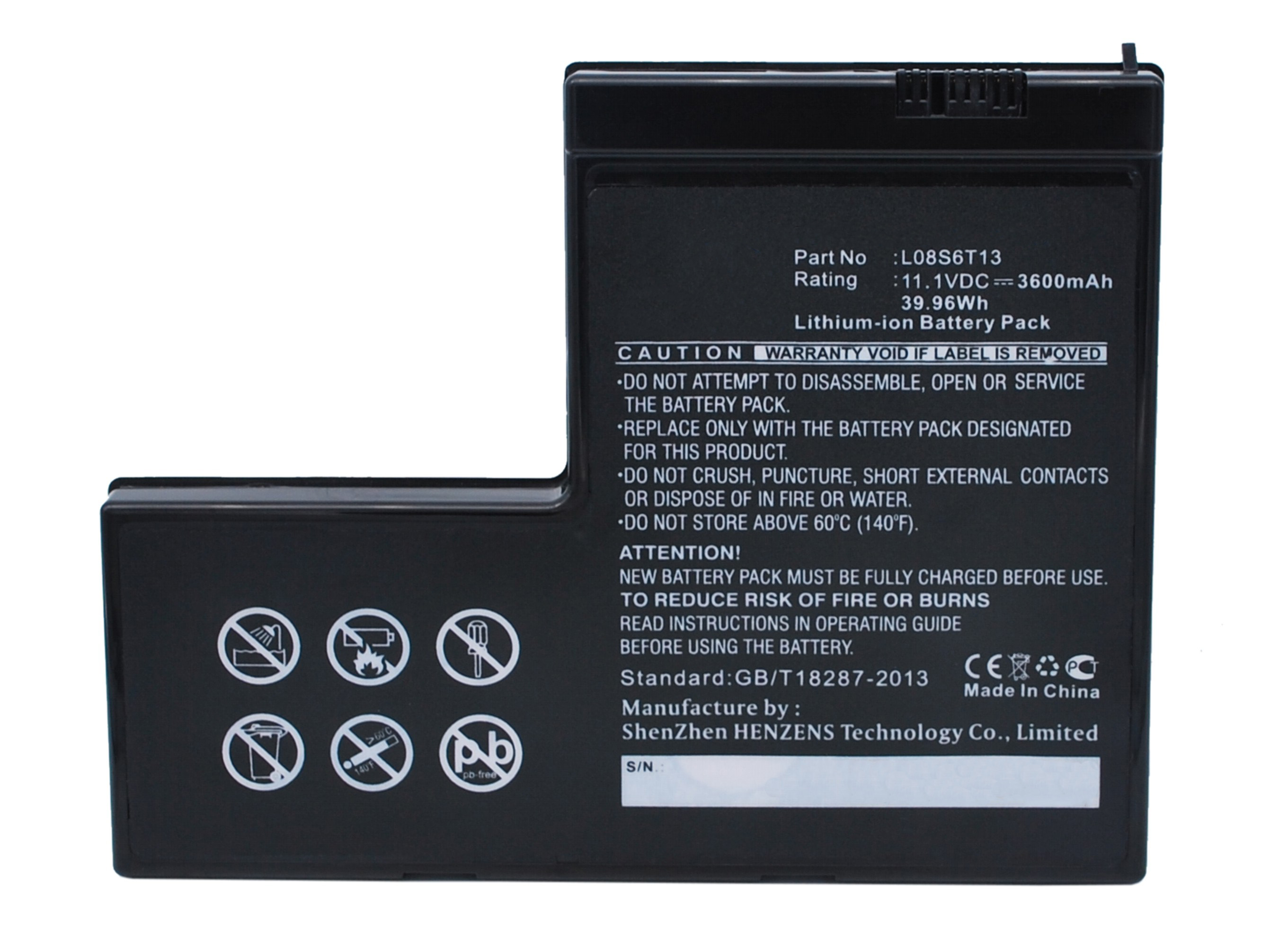 Synergy Digital Battery Compatible With Lenovo 42T4575 Laptop Battery - (Li-Ion, 11.1V, 3600 mAh)