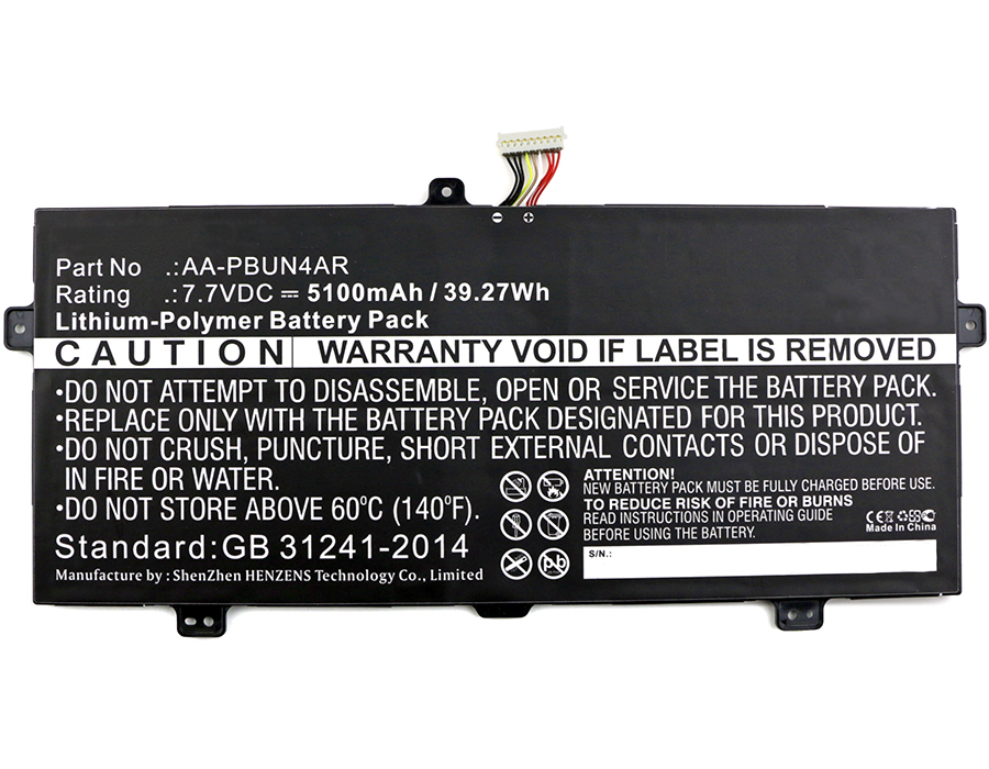 Synergy Digital Battery Compatible With Samsung AA-PBUN4AR Laptop Battery - (Li-Pol, 7.7V, 5100 mAh)