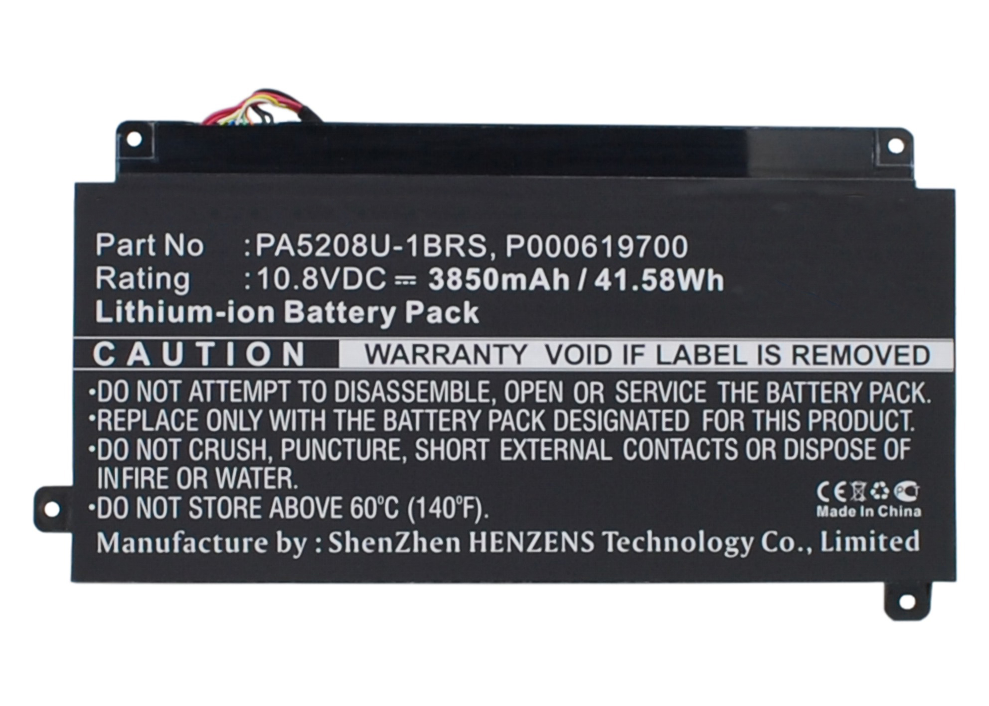 Synergy Digital Battery Compatible With Toshiba P000619700 Laptop Battery - (Li-Pol, 10.8V, 3850 mAh)