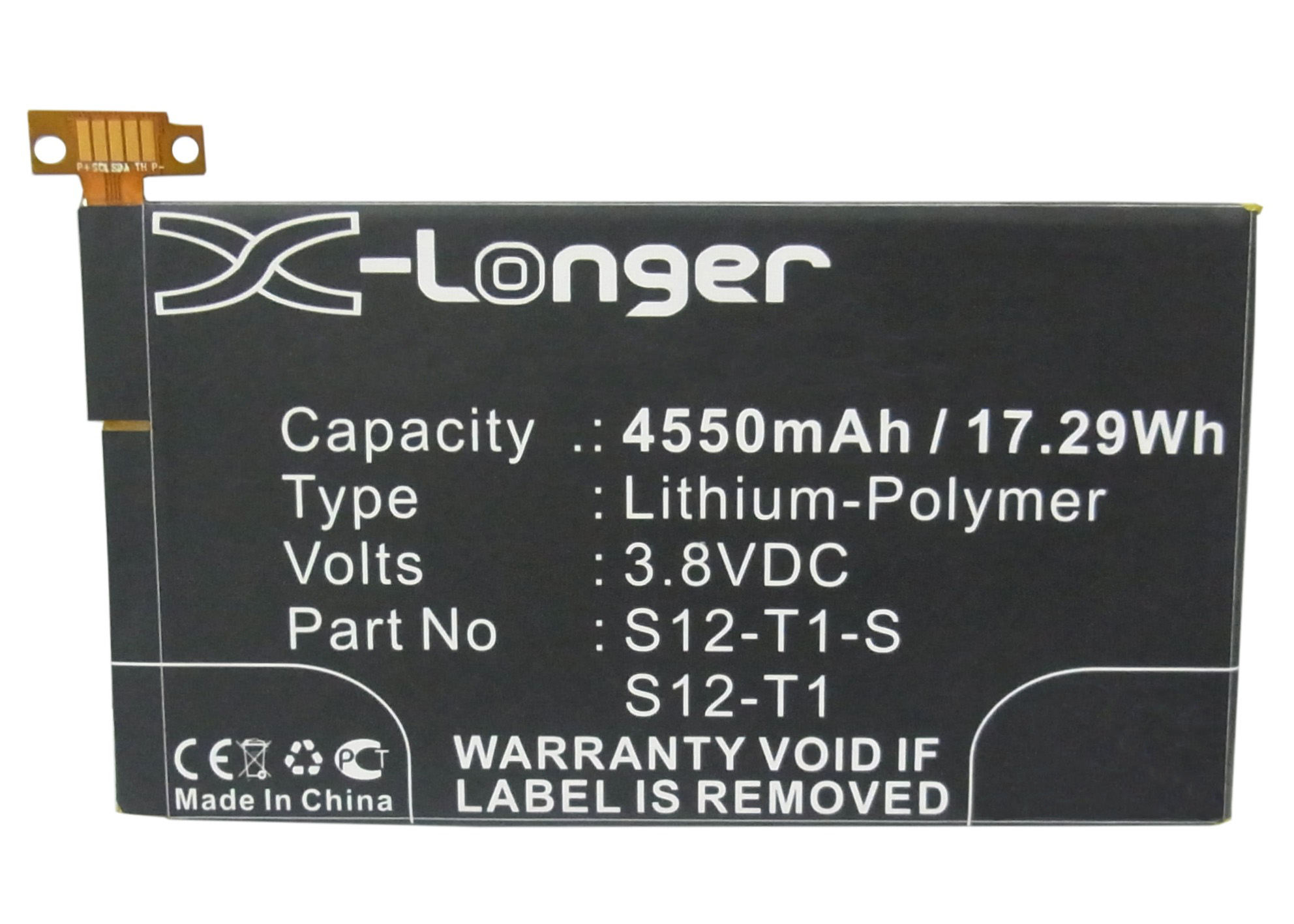 Synergy Digital Tablet Battery, Compatible with Amazon 58-000043 Tablet Battery (Li-Pol, 3.8V, 4550mAh)