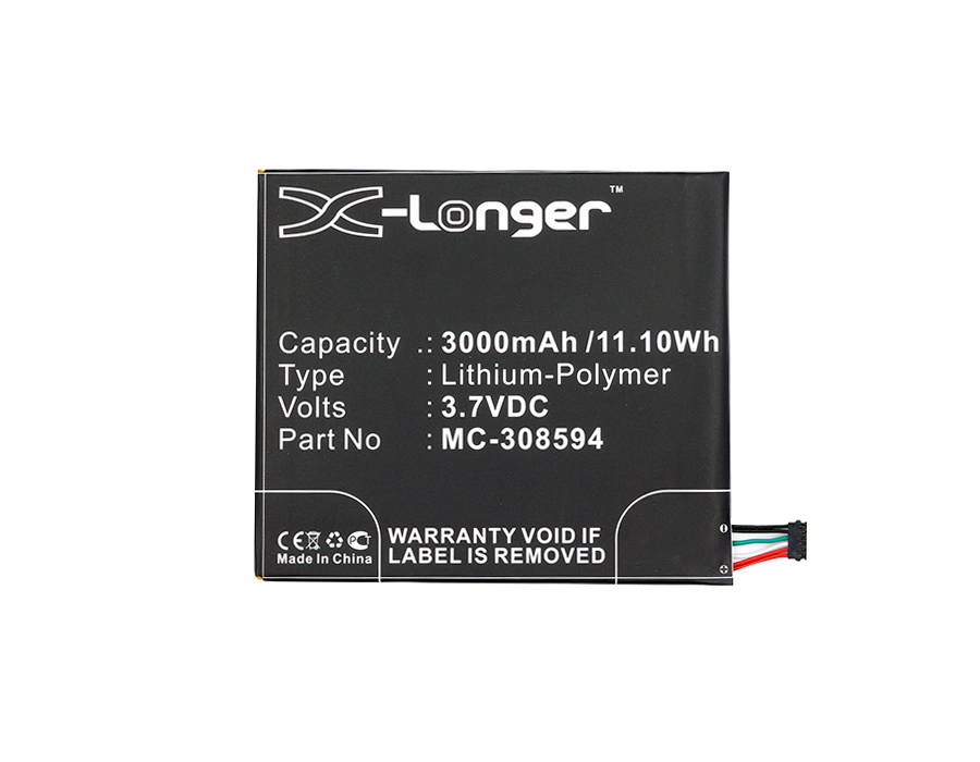 Synergy Digital Battery Compatible With Amazon MC-308594 Tablet Battery - (Li-Pol, 3.7V, 3000 mAh)