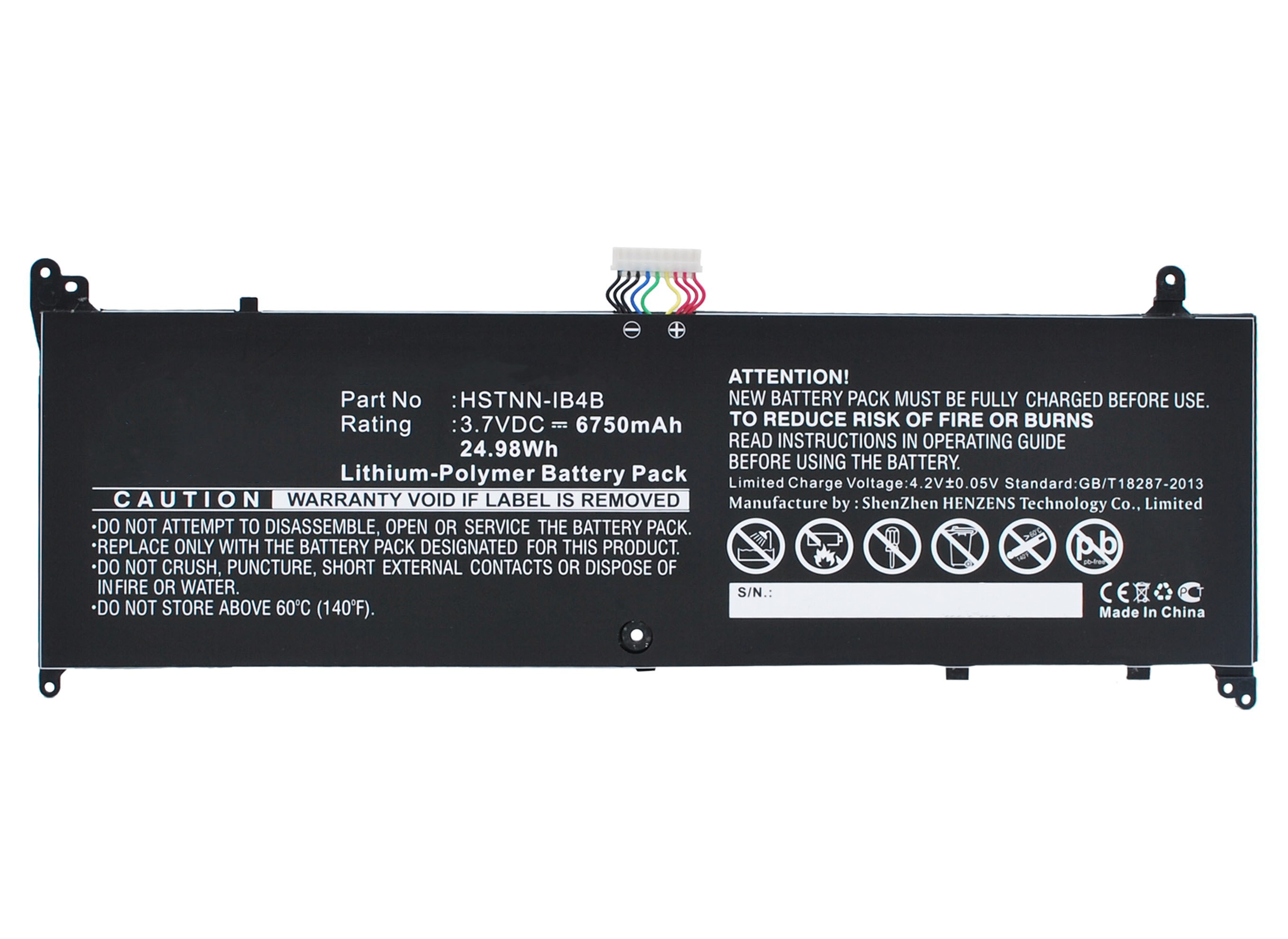 Synergy Digital Battery Compatible With HP 694398-2C1 Tablet Battery - (Li-Pol, 3.7V, 6750 mAh)