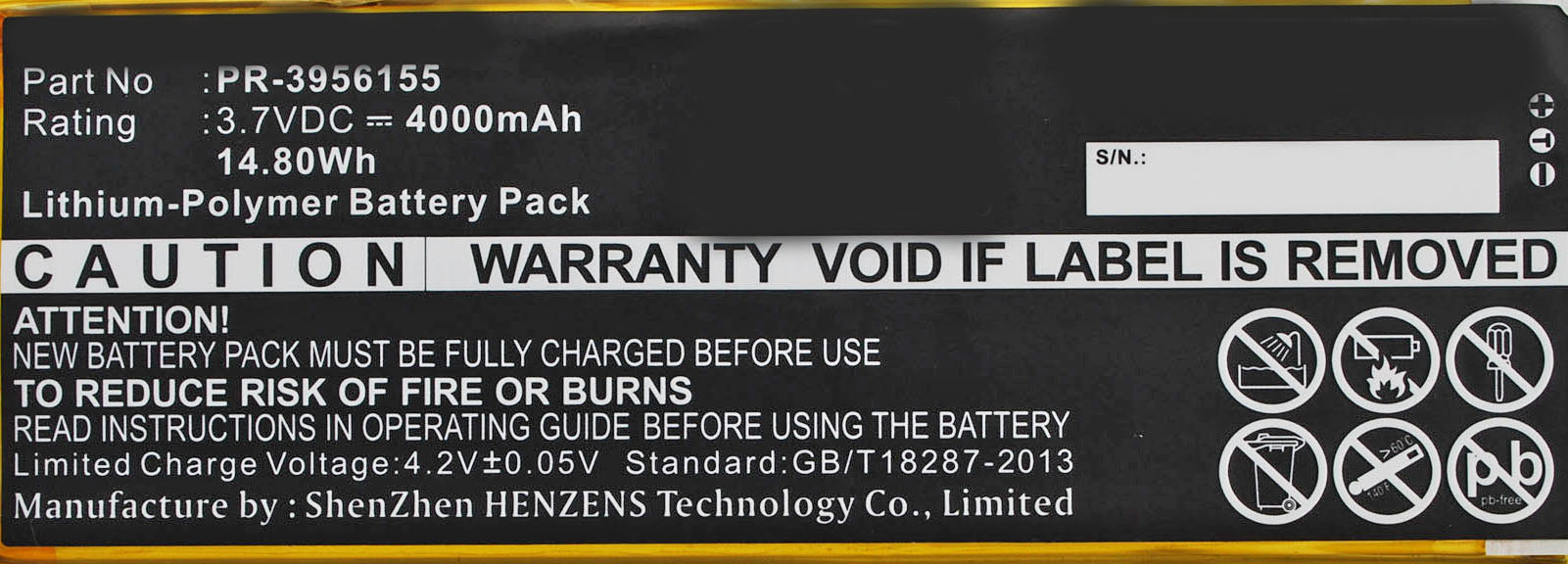 Synergy Digital Tablet Battery, Compatible with INSIGNIA PR-3956155 Tablet Battery (Li-Pol, 3.7V, 4000mAh)