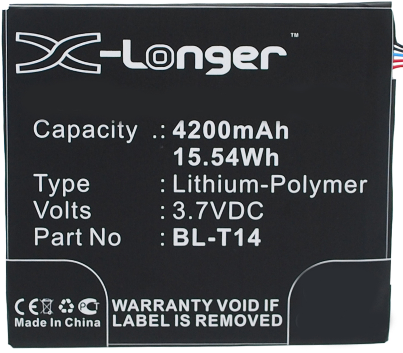 Synergy Digital Tablet Battery, Compatible with LG BL-T14 Tablet Battery (Li-Pol, 3.7V, 4200mAh)