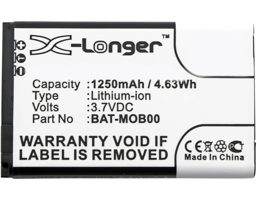 Synergy Digital Barcode Scanner Battery, Compatible with Honeywell 26111710 Barcode Scanner Battery (Li-ion, 3.7V, 1250mAh)