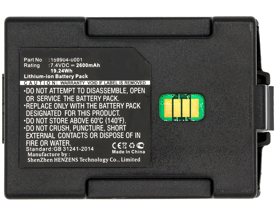 Synergy Digital Barcode Scanner Battery, Compatible with LXE MX7382BATT Barcode Scanner Battery (Li-ion, 7.4V, 2600mAh)