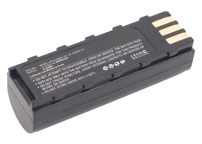 Synergy Digital Barcode Scanner Battery, Compatible with Motorola 21-62606-01 Barcode Scanner Battery (Li-ion, 3.7V, 2600mAh)