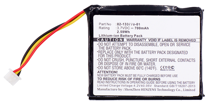 Synergy Digital Barcode Scanner Battery, Compatible with Motorola 82-133770-01 Barcode Scanner Battery (Li-ion, 3.7V, 700mAh)
