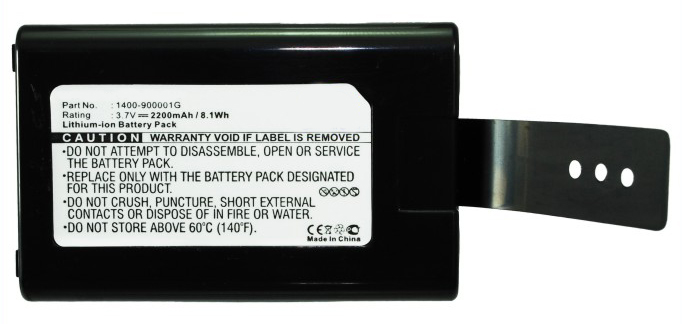 Synergy Digital Battery Compatible With Unitech 1400-900001G Barcode Scanner Battery - (Li-Ion, 3.7V, 2200 mAh)