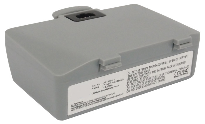Synergy Digital Barcode Scanner Battery, Compatible with Zebra AT16004-1 Barcode Scanner Battery (Li-ion, 7.4V, 2200mAh)