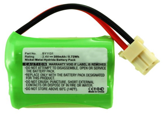 Synergy Digital Battery Compatible With Motorola BY1131 Baby Monitor Battery - (Ni-MH, 2.4V, 300 mAh)