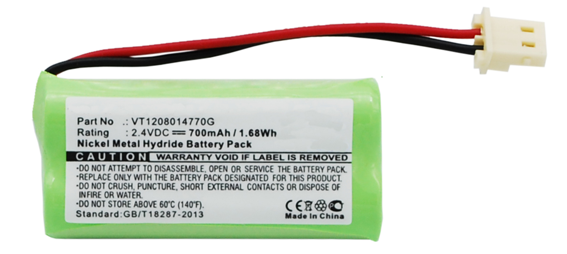 Synergy Digital Battery Compatible With Motorola VT1208014770G Baby Monitor Battery - (Ni-MH, 2.4V, 700 mAh)