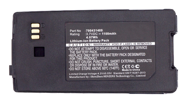 Synergy Digital Cordless Phone Battery, Compatible with Avaya 700431489 Cordless Phone Battery (Li-ion, 3.7V, 1100mAh)