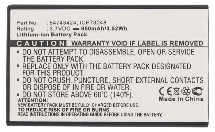 Synergy Digital Battery Compatible With Agfeo 84743424 Cordless Phone Battery - (Li-Ion, 3.7V, 950 mAh)
