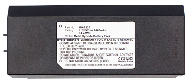 Synergy Digital Battery Compatible With Hiab HIA7220 Replacement Battery - (Ni-MH, 7.2V, 2000 mAh)