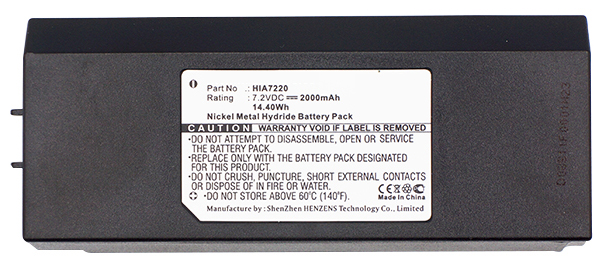 Synergy Digital Remote Control Battery, Compatible with Hiab HIA7220 Remote Control Battery (Ni-MH, 7.2V, 2000mAh)