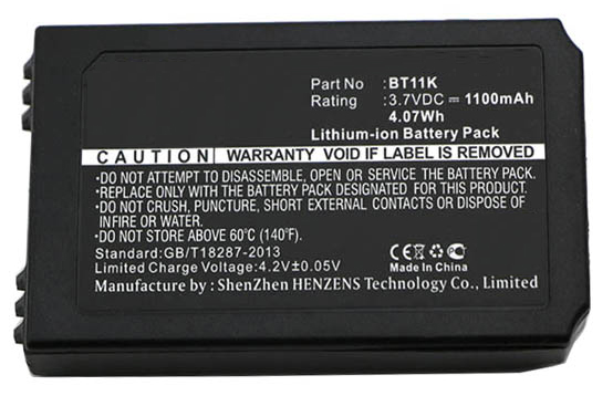 Synergy Digital Battery Compatible With IKUSI BT11K Replacement Battery - (Li-Ion, 3.7V, 1100 mAh)