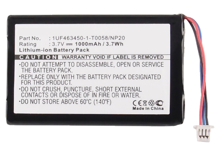 Synergy Digital Digital Camera Battery, Compatible with Pure 02404-0013-00 Digital Camera Battery (Li-ion, 3.7V, 1000mAh)